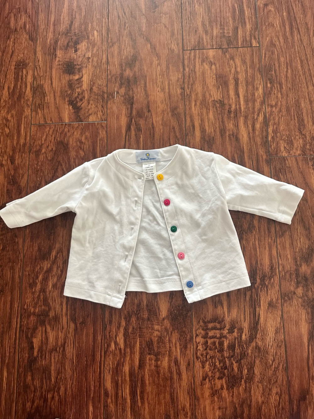 Florence Eisman Cardigan with Multi-Color Buttons